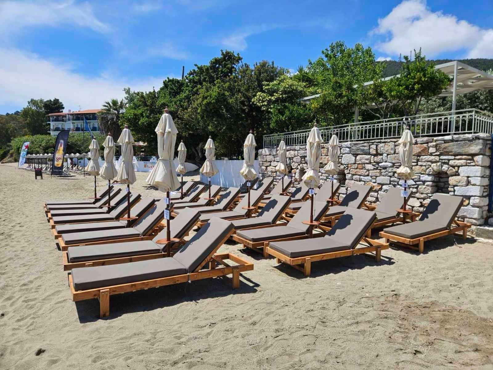 Roula'S House On The Beach Skiathos Town Bagian luar foto